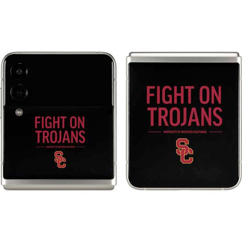 University of Southern California Fight On Trojans Galaxy Z Flip3 5G Skin